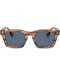 Burberry - Rectangle-frame Sunglasses - Lyst