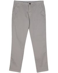 PS by Paul Smith - Logo-appliqué Slim-cut Chino Trousers - Lyst