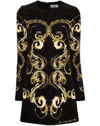 Versace - Chromo Couture-print Mini Dress - Lyst