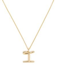 Missoma - Curly Molten Initial Pendant Necklace - Lyst