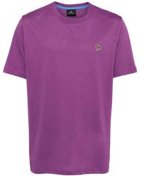 Paul Smith - Logo-Embroidered Organic-Cotton T-Shirt - Lyst