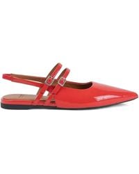 Vagabond Shoemakers - Hermine Patent Leather Slingback Ballet Flats - Lyst