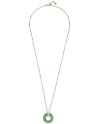 Mateo - Door Knocker Donut Jade Necklace - Lyst