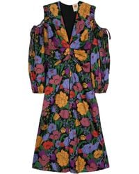 FARM Rio - Maxikleid Mit Blumen-Print - Lyst