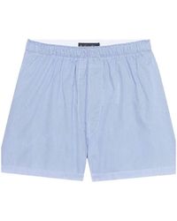 Brooks Brothers - Micro-Stripe Cotton Boxers - Lyst