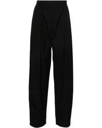 Magda Butrym - Pleat-detail Cotton Trousers - Lyst