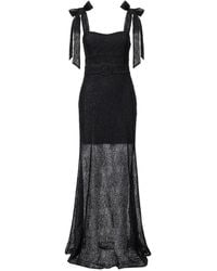Lita Couture - Ribbon-Strap Maxi Dress - Lyst