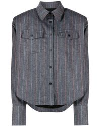 The Mannei - Pinstripe Button-up Shirt - Lyst