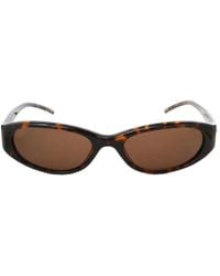Chimi - Tortoiseshell-Effect Oval-Frame Sunglasses - Lyst