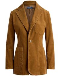 Polo Ralph Lauren - Blazer À Effet Velours Côtelé - Lyst