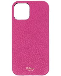 Mulberry Leather Iphone 6/7 Cover in Violet (Purple) - Lyst