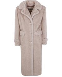 Herno - Abrigo Con Botones Y Bolsillos De Solapa - Lyst