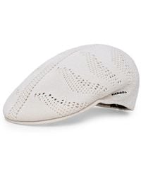 Kangol - Eyelet-Knit Flat Cap - Lyst