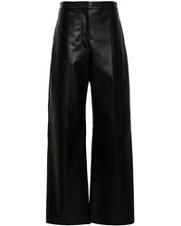 Fabiana Filippi - Wide-Leg-Hose Aus Leder - Lyst