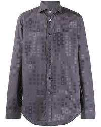 Dell'Oglio - Overhemd Met Grafische Print - Lyst