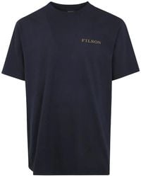 Filson - Logo-Print Cotton T-Shirt - Lyst