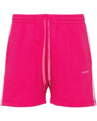 P.A.R.O.S.H. - Gestreepte Jerseyshort - Lyst
