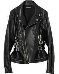 Undercover - Buckle-Detail Biker Jacket - Lyst