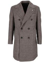 Luigi Bianchi - Double-Breasted Coat - Lyst