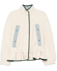 Stine Goya - Ruffled-Hem Fleece Jacket - Lyst