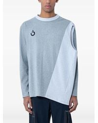 Nomarythm Textile - Asymmetrical Panel T-Shirt - Lyst