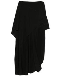 High - Asymmetric Layered Midi Dress - Lyst