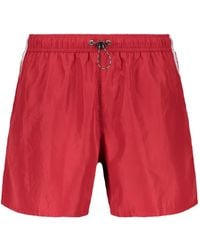 Iceberg - Stripe-Detail Swim Shorts - Lyst