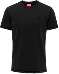 DIESEL - T-Adjind-New Logo Appliqué T-Shirt - Lyst
