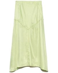 Bimba Y Lola - Lime Lace A-Line Skirt - Lyst