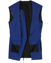 Marina Yee - Panelled Wool Vest - Lyst