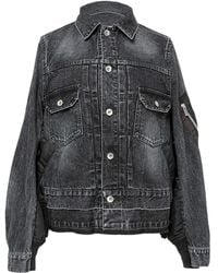 Sacai - Denim Jack - Lyst