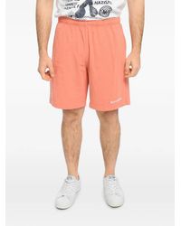 Sporty & Rich - Cotton Logo-Print Shorts - Lyst