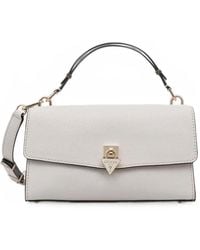 Guess - Patsie Logo-Plaque Shoulder Bag - Lyst