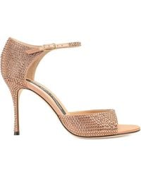 Sergio Rossi - 75Mm Godiva Crystal-Embellished Sandals - Lyst