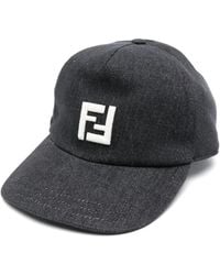 Fendi - Cappello Da Baseball Con Ricamo - Lyst