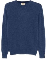 Woolrich - Wool Knit Embroidered Crewneck Sweater - Lyst