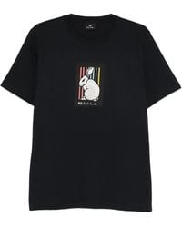 Paul Smith - Rabbit-Print T-Shirt - Lyst