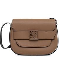 ARMANI EXCHANGE - Sac À Bandoulière À Plaque Logo - Lyst