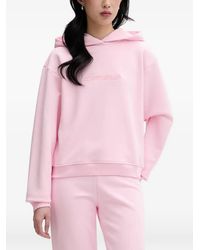 La Mania - Romina Logo-Embroidered Hoodie - Lyst