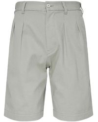 Visvim - Short Bearn En Sergé Plissé - Lyst