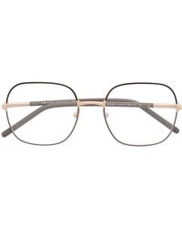 Prada - Oval Wire-Frame Optical Glasses - Lyst