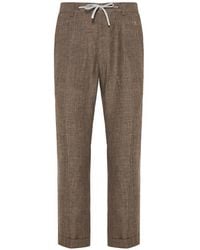 Barba Napoli - Drawstring-Fastening Trousers - Lyst