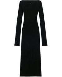 Courreges - Schulterfreies Jerseykleid - Lyst
