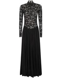 Zimmermann - Lace Jersey Maxi Dress - Lyst