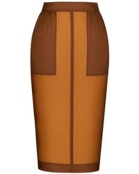 Saint Laurent - Elegant Mini Skirt For - Lyst