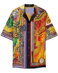 Versace - Short Sleeve Shirts - Lyst