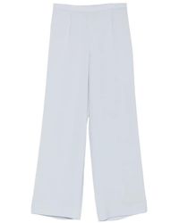 Hemisphere - Pleated Wide-Leg Trousers - Lyst