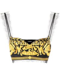 Versace - ヴェルサーチェ バロックプリント トップ - Lyst