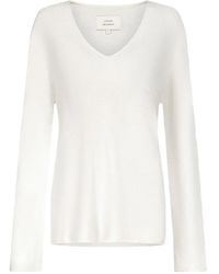 Loulou de Saison - V-Neck Long-Sleeve Sweater - Lyst