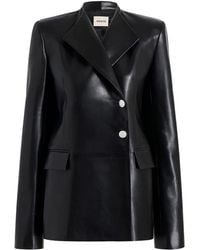 KHAITE - Button Lambskin Jacket - Lyst